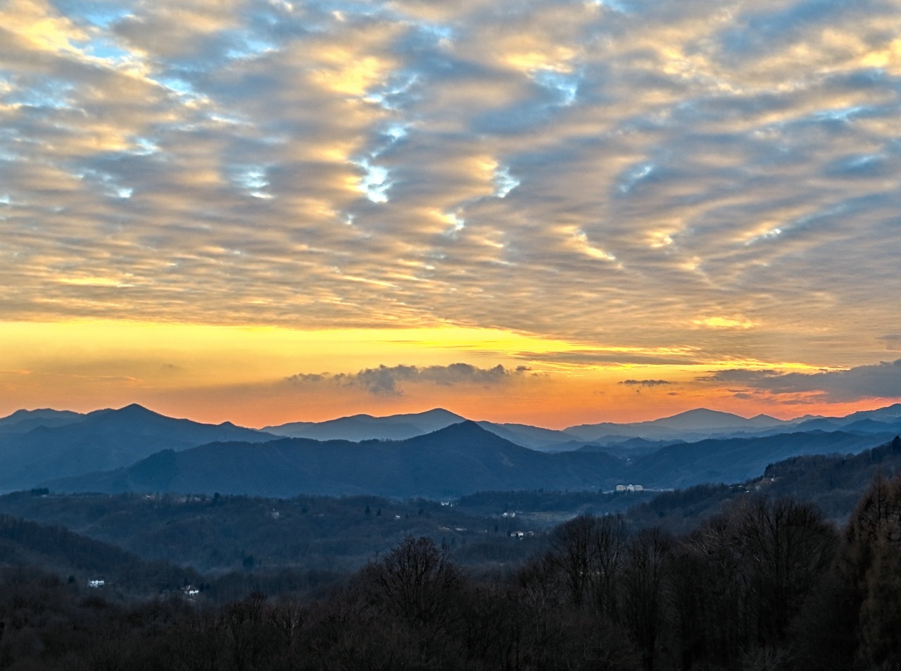 Tramonto sulla media Valsesia II